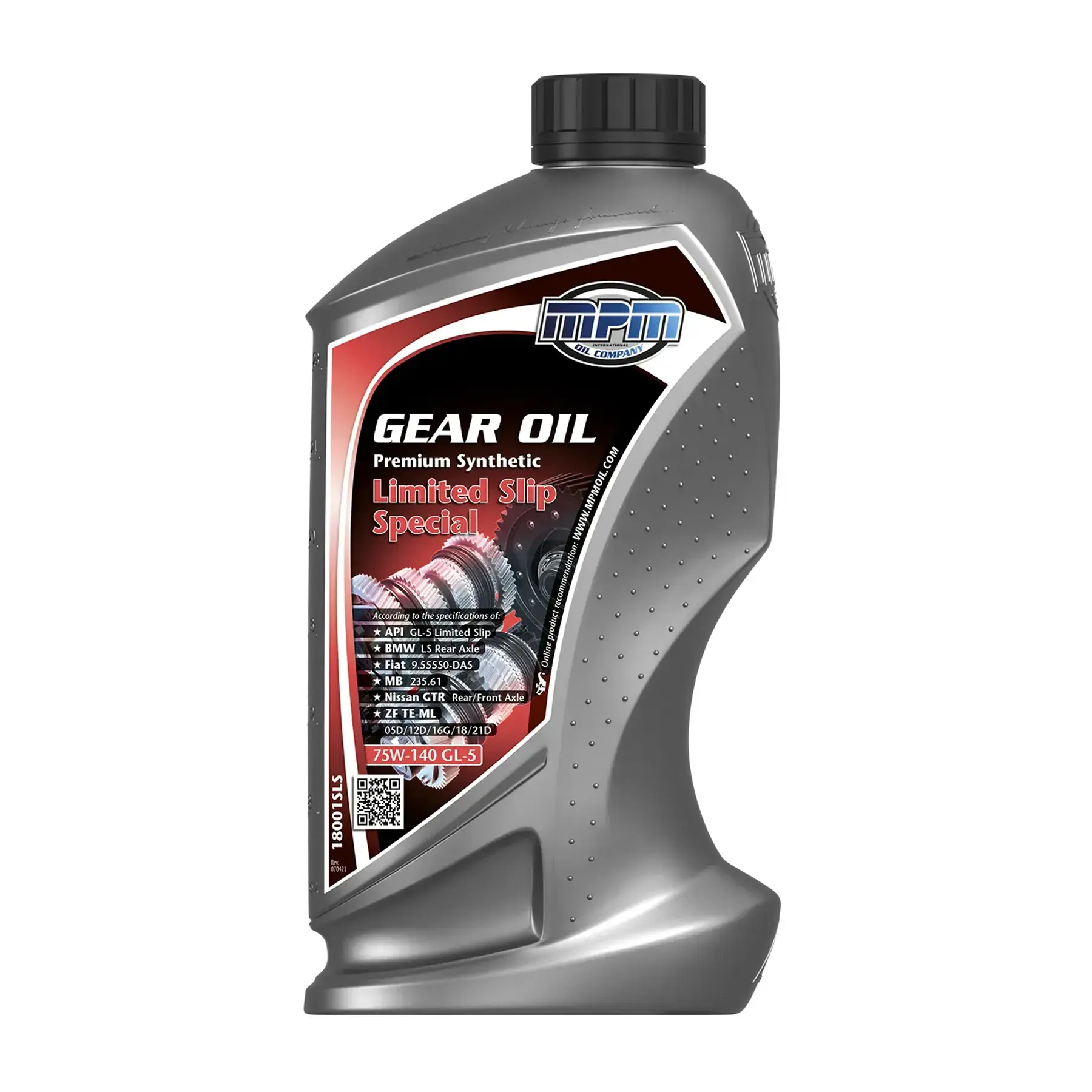 MPM Gearbox Oil 75W-140 GL-5 Premium Synthetic Limited Slip Special 1L