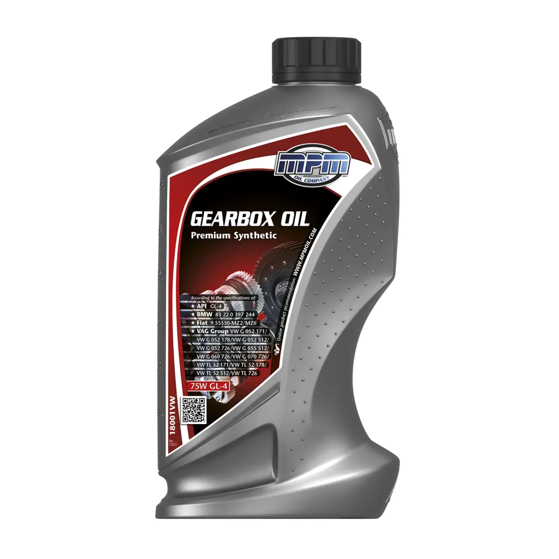 MPM Gearbox Oil 75W GL-4 Premium Synthetic 1L