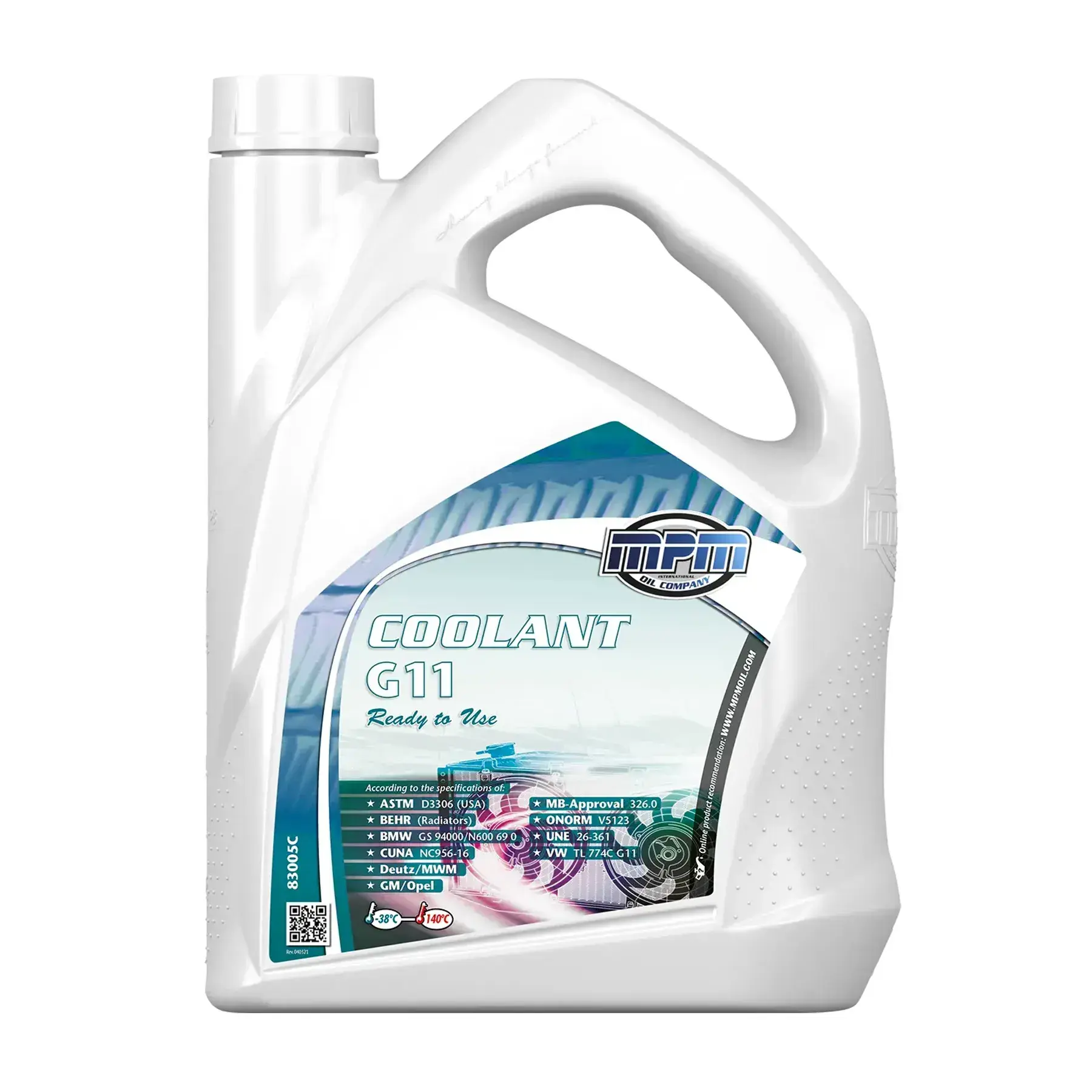 MPM Coolant - 38°C G11 Ready to Use 5L