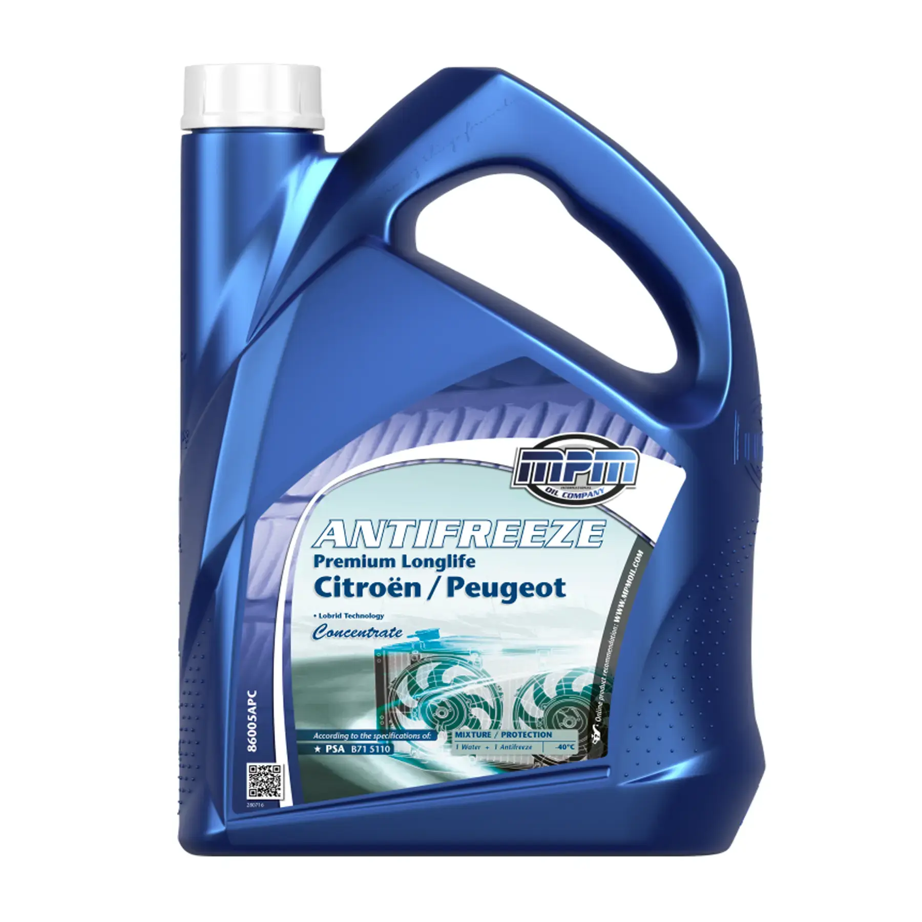 MPM Antifreeze Premium Longlife Citroen / Peugeot Concentrate 5L