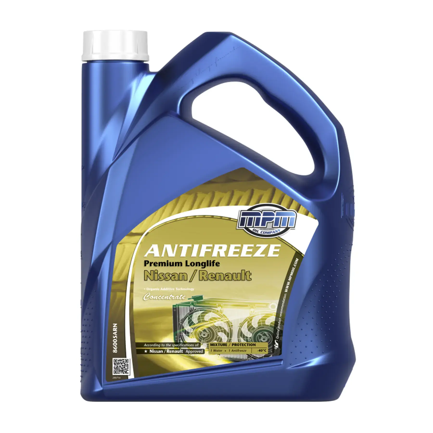 MPM Antifreeze Premium Longlife ARN Renault / Nissan Concentrate 5L