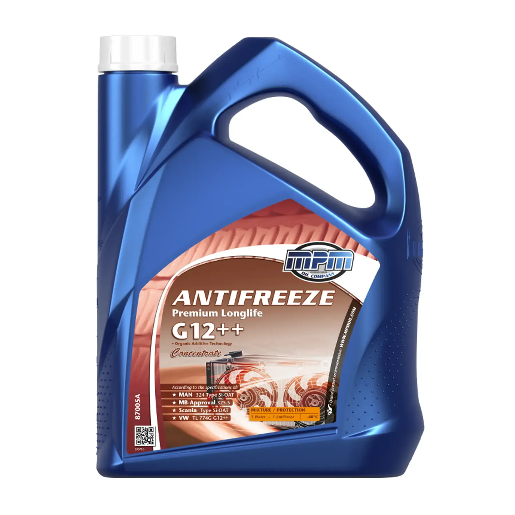 MPM Antifreeze Premium Longlife G12++ Concentrate 5L