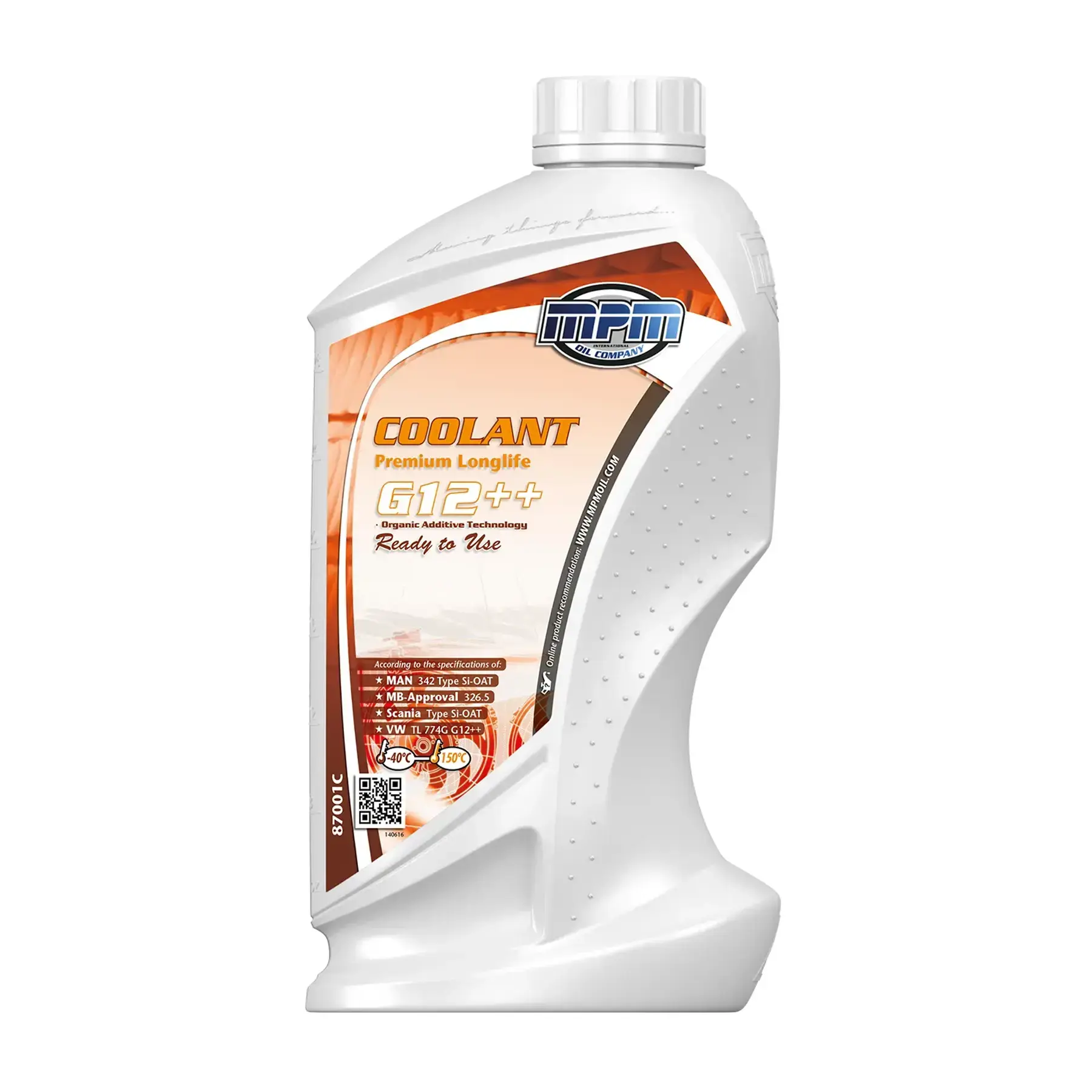 MPM Coolant Premium Longlife -40°C G12++ Ready to Use 1L