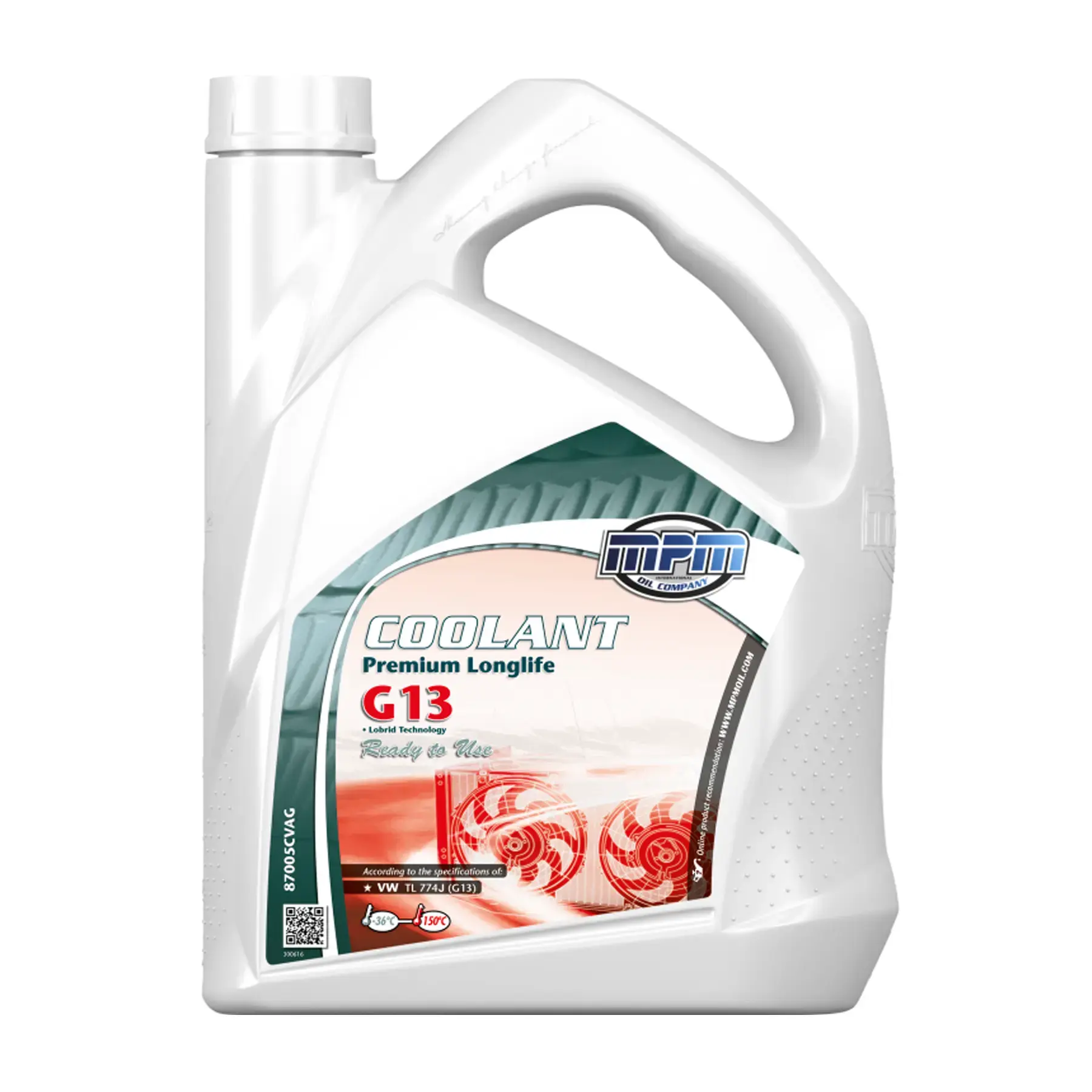 MPM Coolant Premium Longlife -40°C G13 Ready to Use 5L