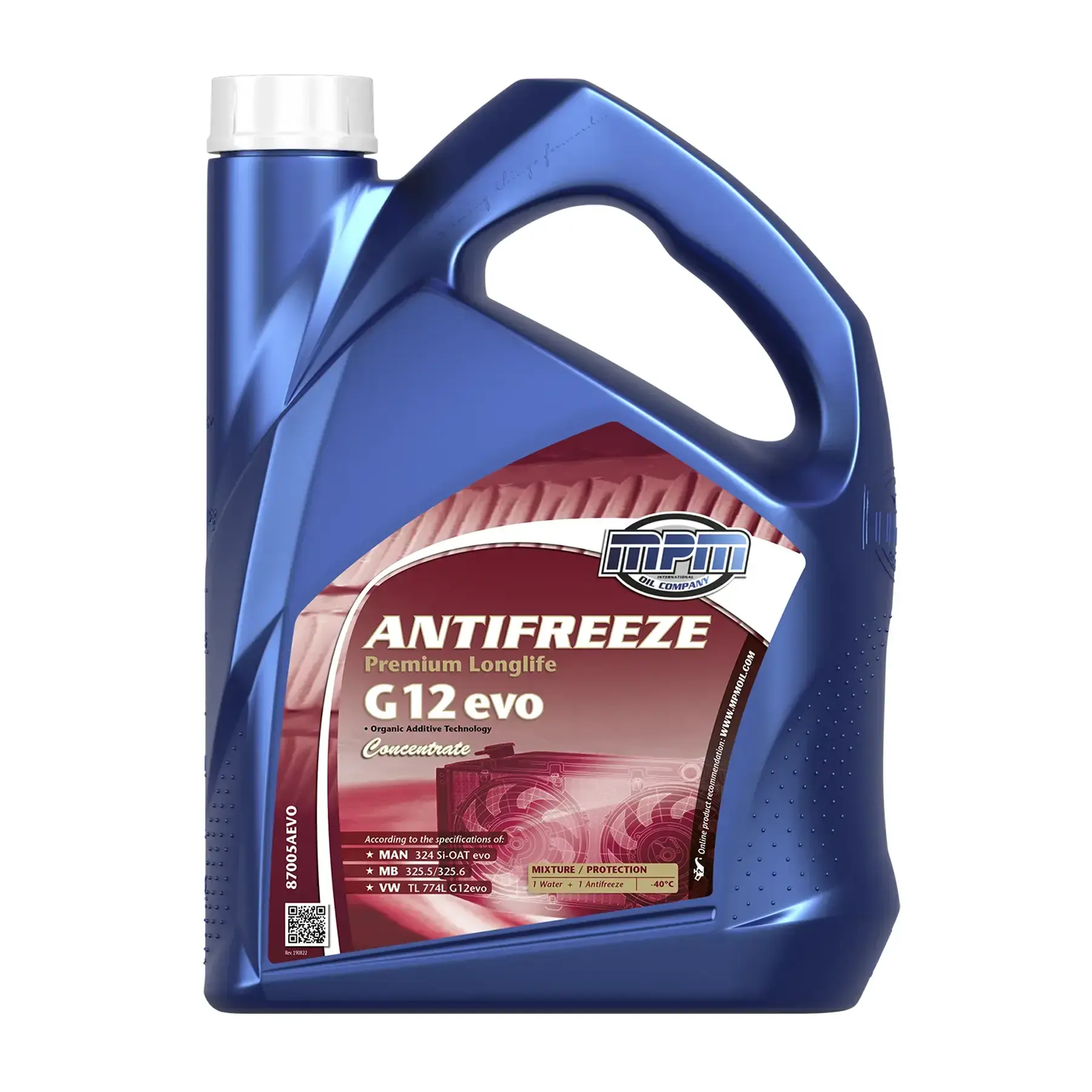 MPM Antifreeze Premium Longlife G12evo Concentrate 5L