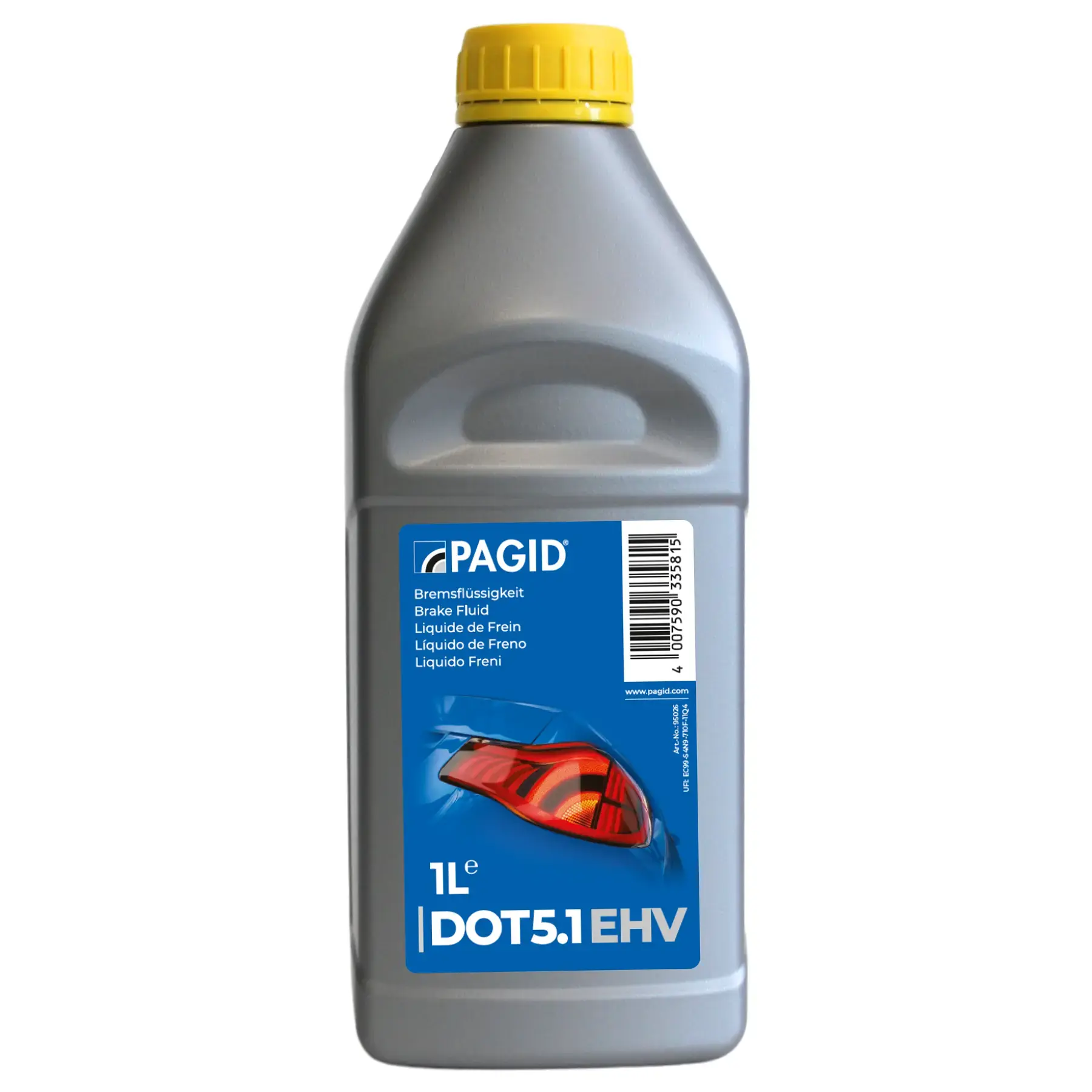 Pagid Dot 5.1 EHV Brake Fluid (Electric/Hybrid Vehicles) 1ltr