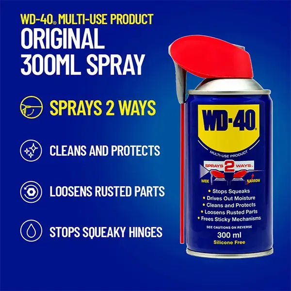 WD-40 Original Multi-Purpose Smart Straw Oil & Lubricant 300ml
