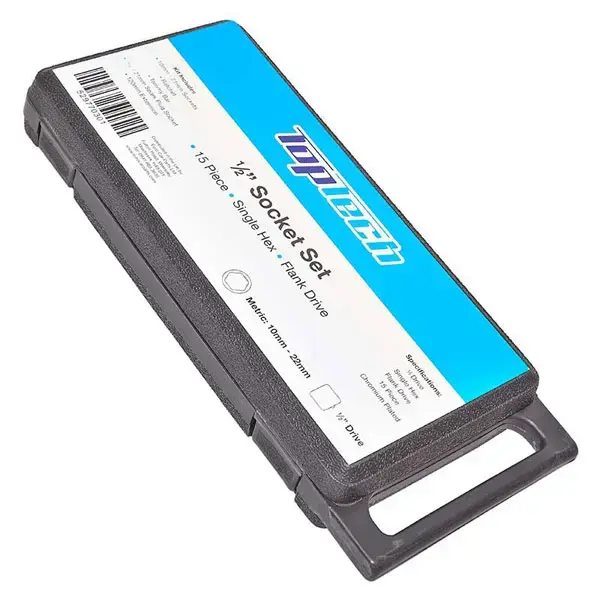 Top Tech 15Pc 1/2" Drive Socket Set