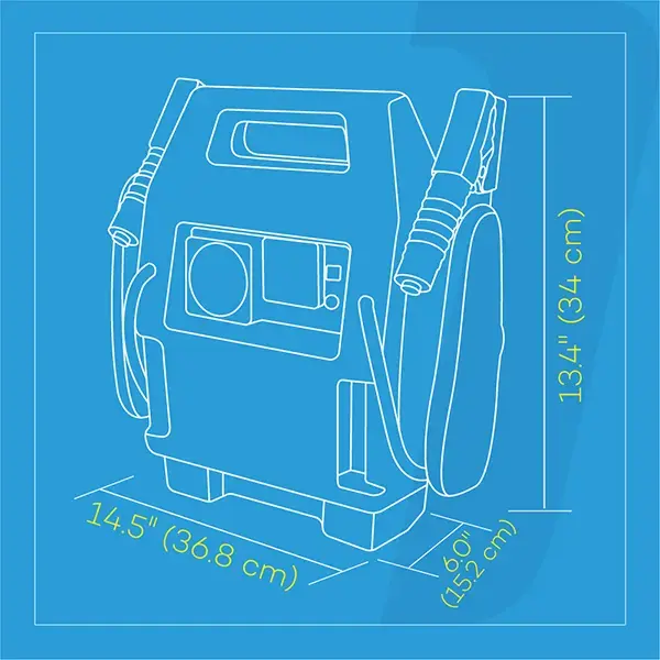 Top Tech 3-in-1 Jump Starter Power Pack (vehicles up to 3.0L)