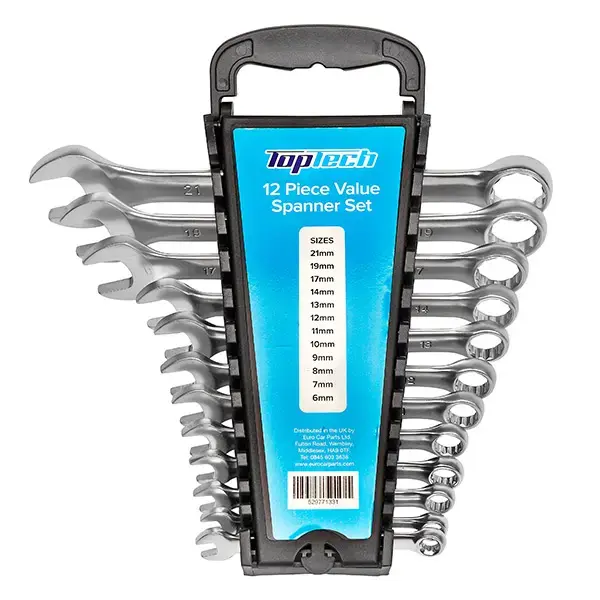 Top Tech 12pc Combination Spanner Set