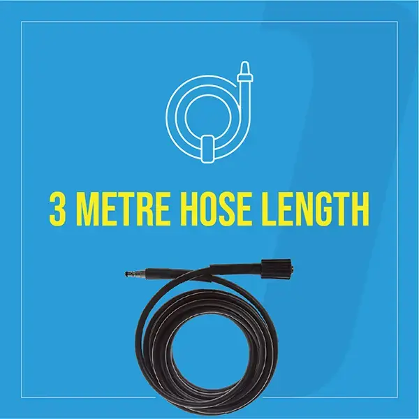 Top Tech 1400W Pressure Washer with External Detergent Bottle