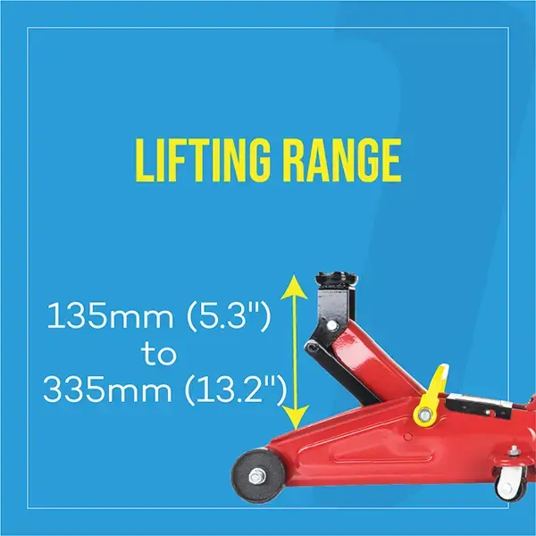 Top Tech 2 Tonne Trolley Jack