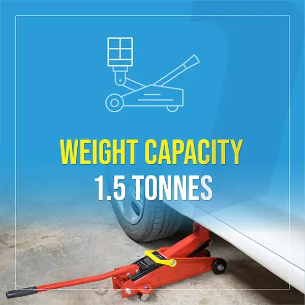 Top Tech 1.5 Tonne Trolley Jack