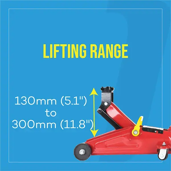 Top Tech 1.5 Tonne Trolley Jack
