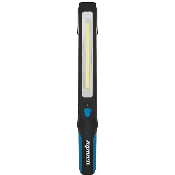 Top Tech Slim Rechargeable Hand Held 3W COB Inspection Lamp With 2 SMD Torch