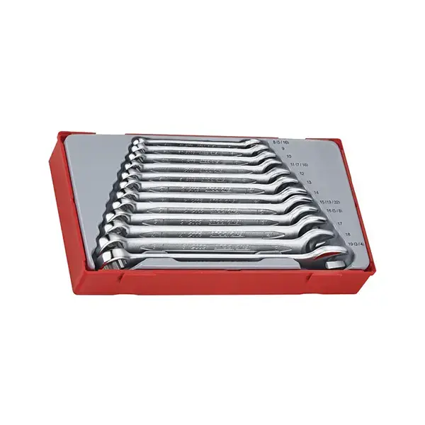 Teng Tools TT1236 12 Piece 12pt Metric Combination Spanner Set