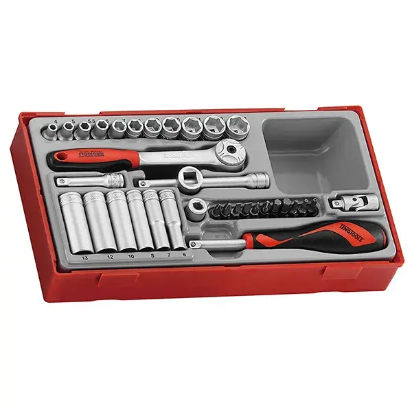 Teng 4 Tray Starter Tool Set Sockets Spanners Ratchet & Screwdrivers