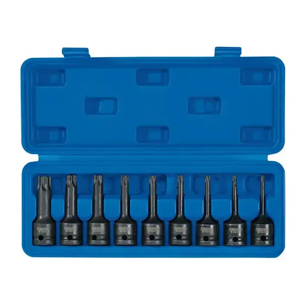 Draper TX-STAR® Socket Bit Set, 1/2" Sq. Dr. (9 Piece)"