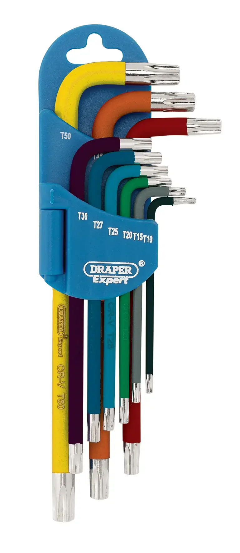 Draper TX-STAR® Metric Coloured Long Arm Key Set (9 Piece)