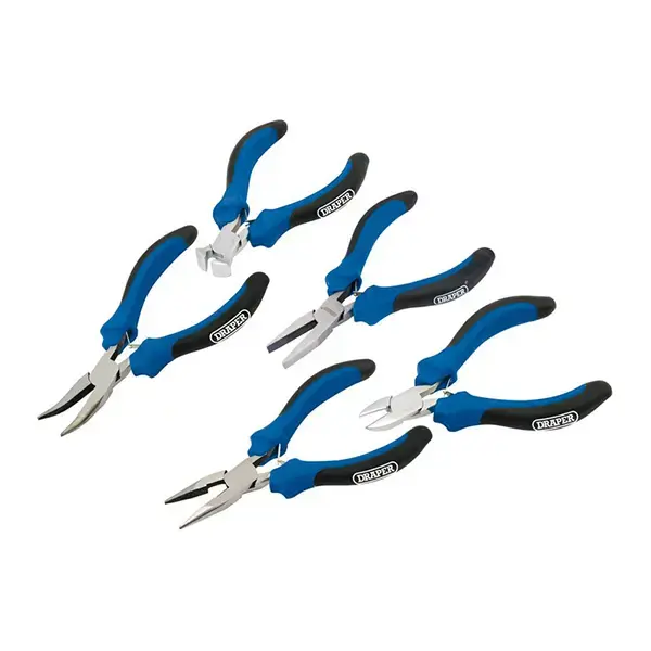 Draper Soft Grip Mini Pliers Set (5 Piece)