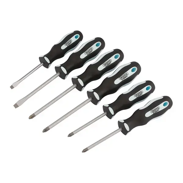 Draper Expert Soft Grip Screwdriver Set (6 Piece)