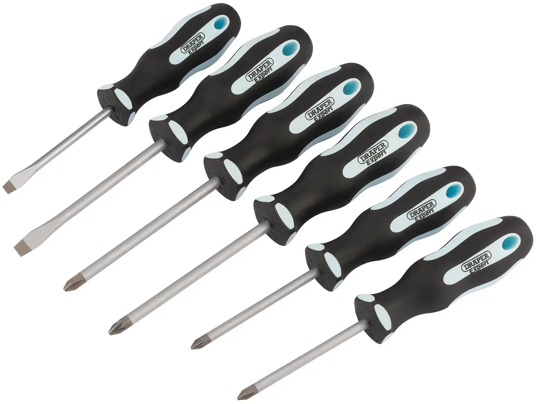 Draper Expert Soft Grip Screwdriver Set (6 Piece)