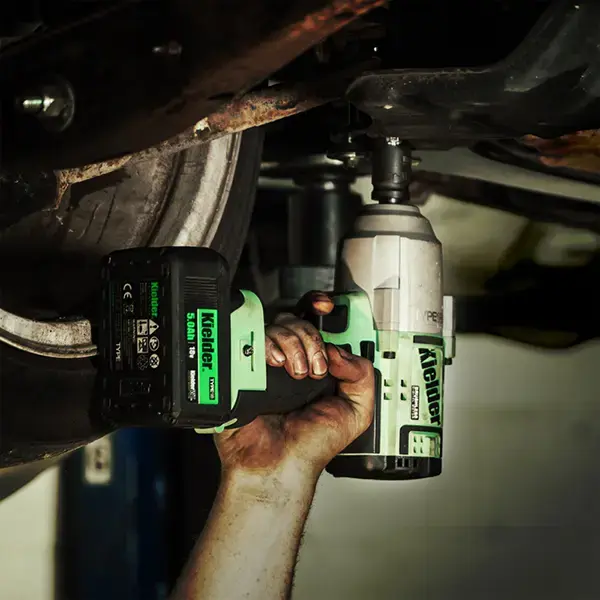 Kielder  TYPE18 18v 1/2" High Torque Impact Wrench (Kit) with 2 x 5.0Ah Batteries & 4pc Deep Impact Socket Set