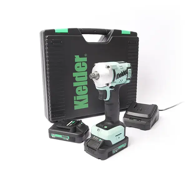 Kielder TYPE18 18v 3/8" Ultra Compact Impact Wrench (Kit) with 2 x 2.0Ah Batteries
