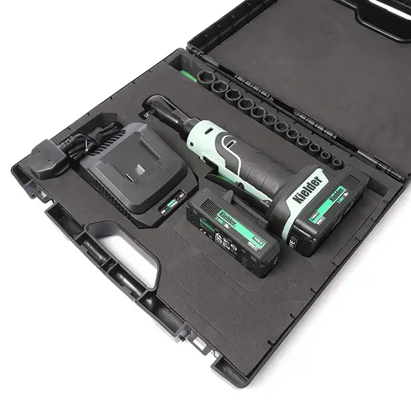 Kielder TYPE18 18v 3/8" Compact Ratchet 2 x 2.0Ah Kit with Short Impact Socket Set