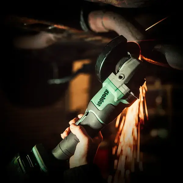 Kielder 115mm 18v Li-Ion TYPE18 Brushless Angle Grinder, 2 x 5.0Ah Kit