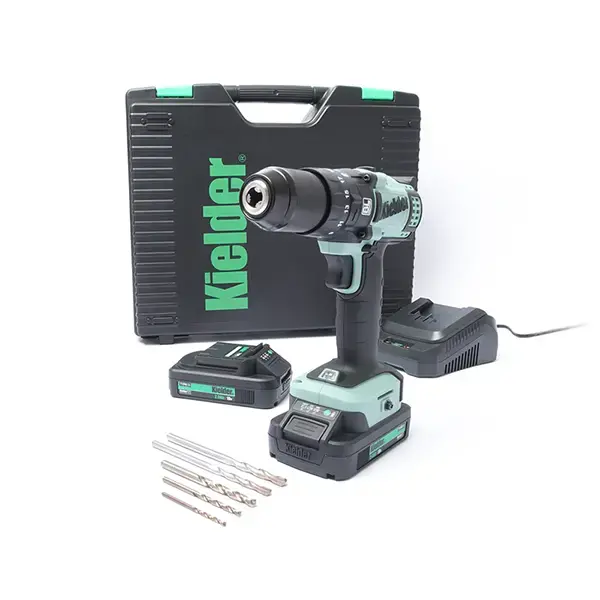 Kielder 13mm 18v Li-Ion TYPE18 Compact Combi Drill, 2 x 2.0Ah Kit