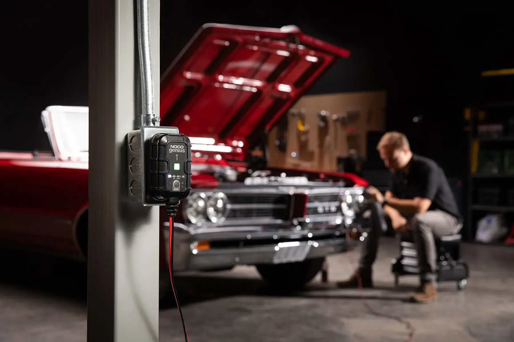 Noco GENIUS1 6V/12V 1-Amp Smart Battery Charger