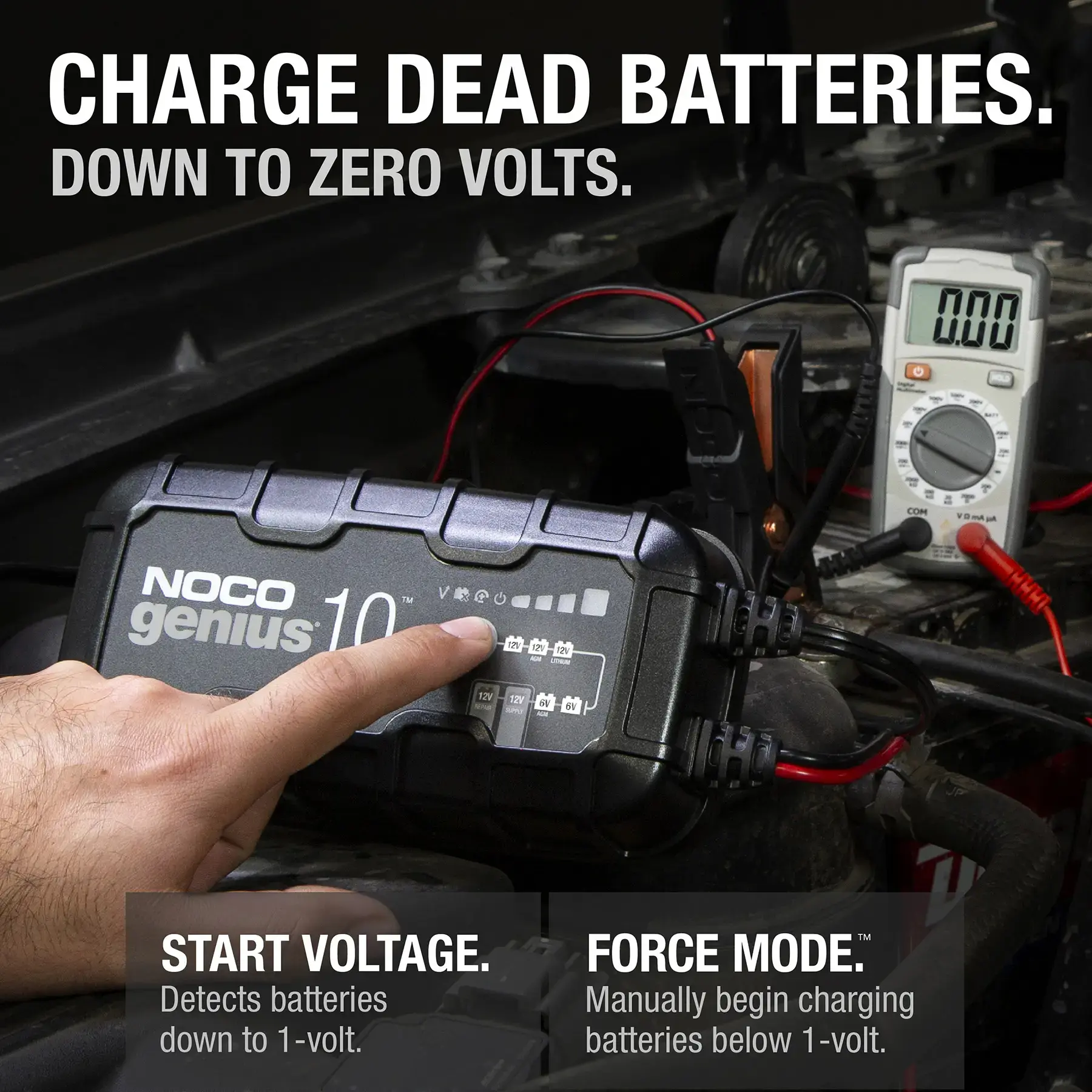 Noco GENIUS10 6V/12V 10-Amp Smart Battery Charger