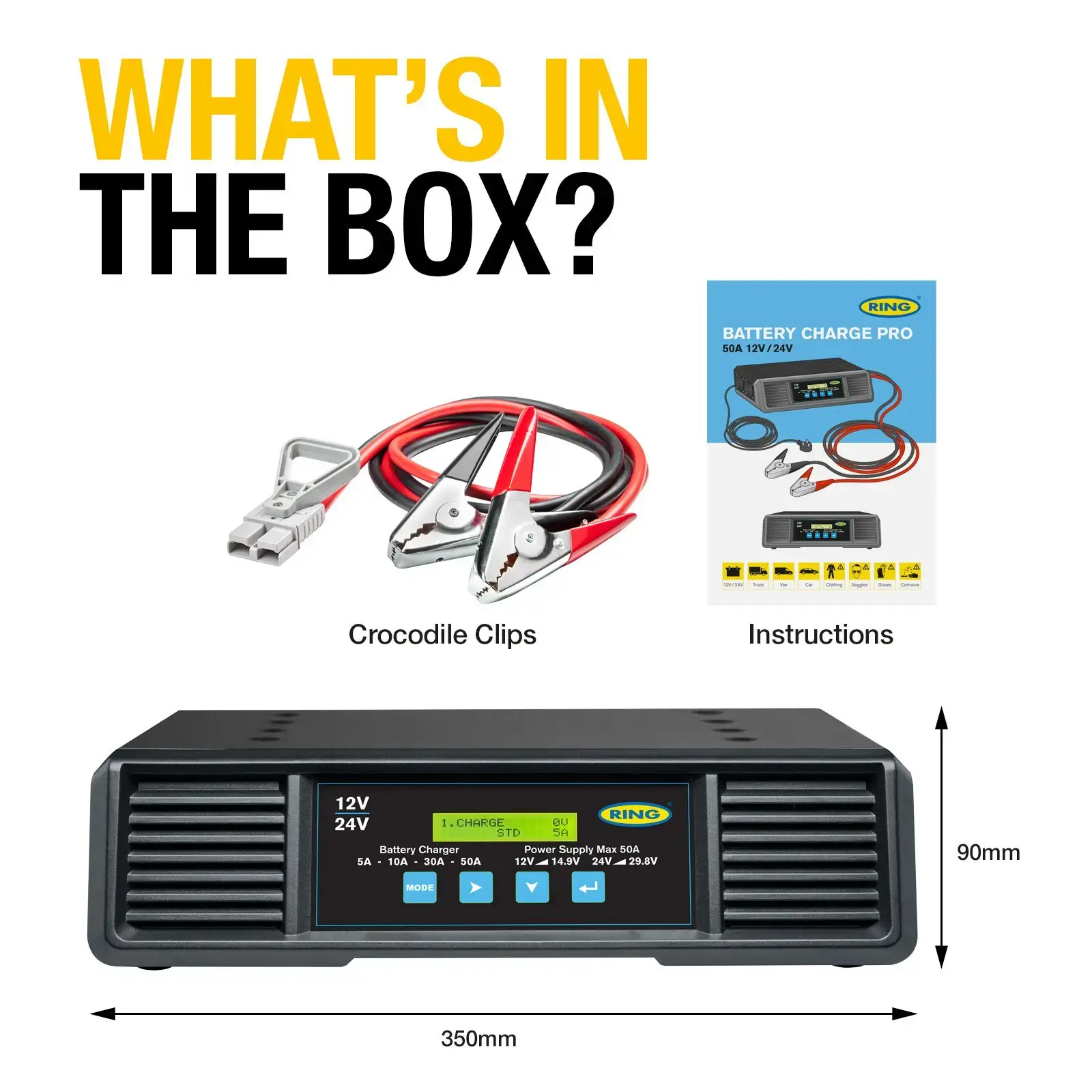 Ring Auto RSCP5024 Smartcharge PRO 50A