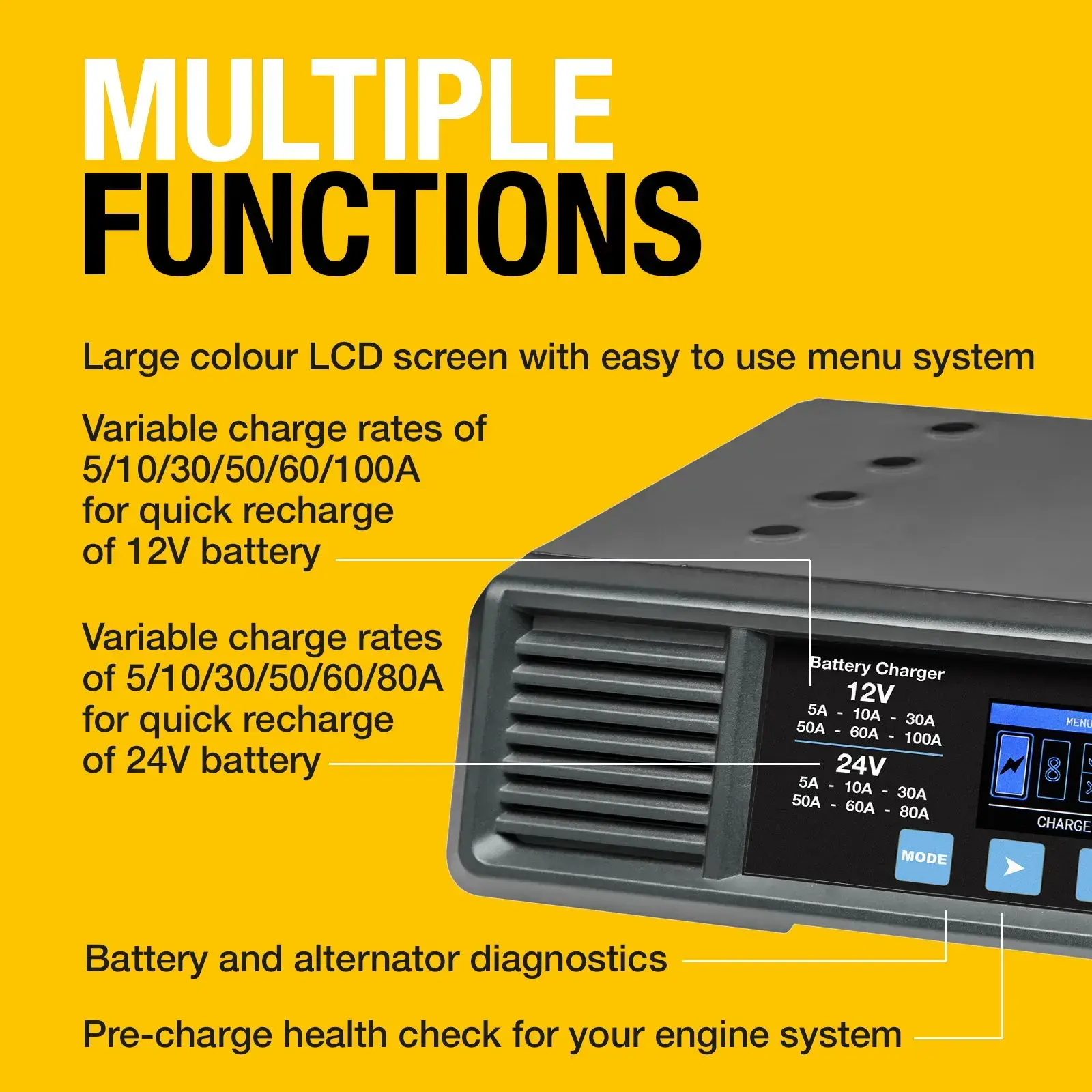 Ring Auto RSCP10024 Smartcharge PRO 100A