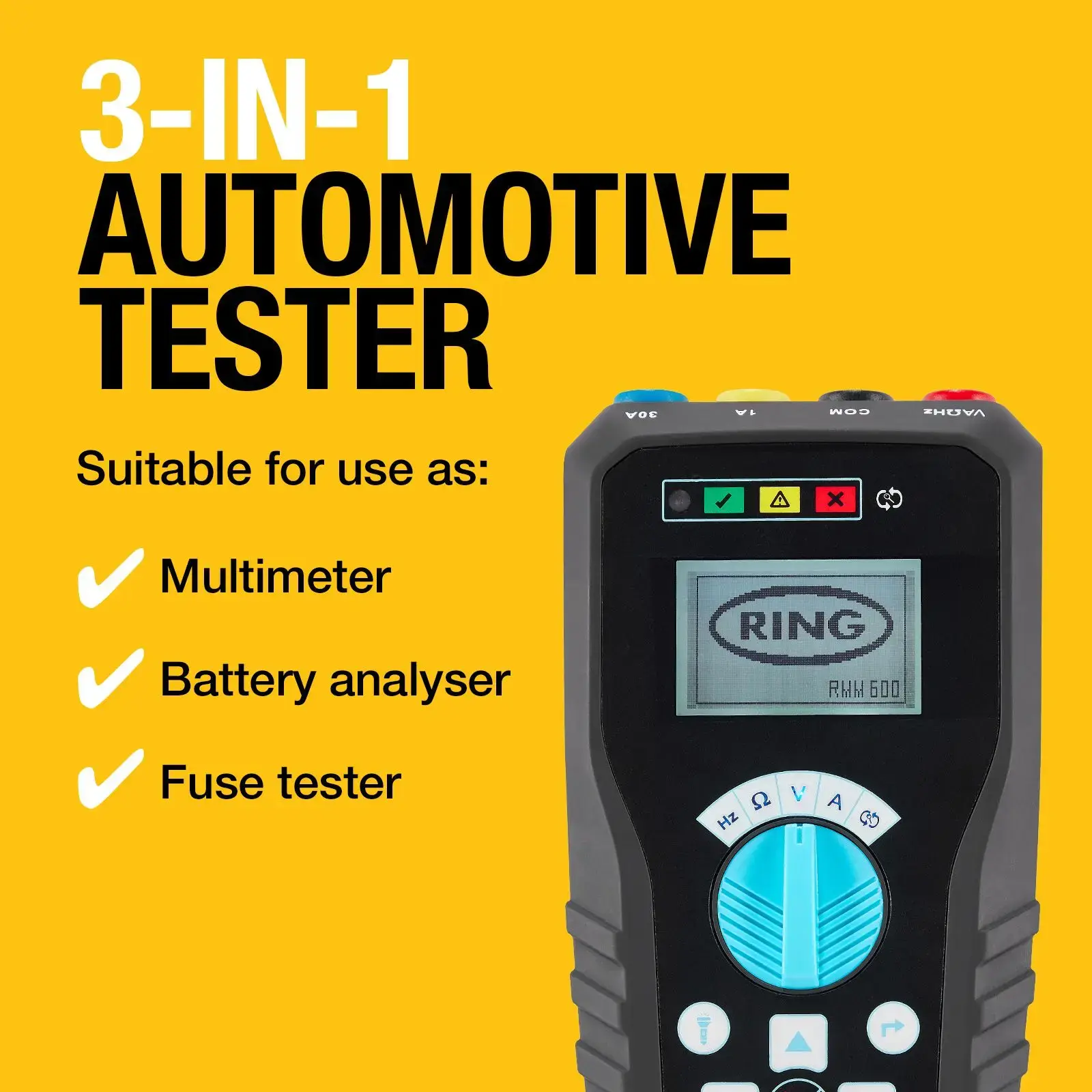 Ring Auto RMM600 Multi-Function Automotive Tester