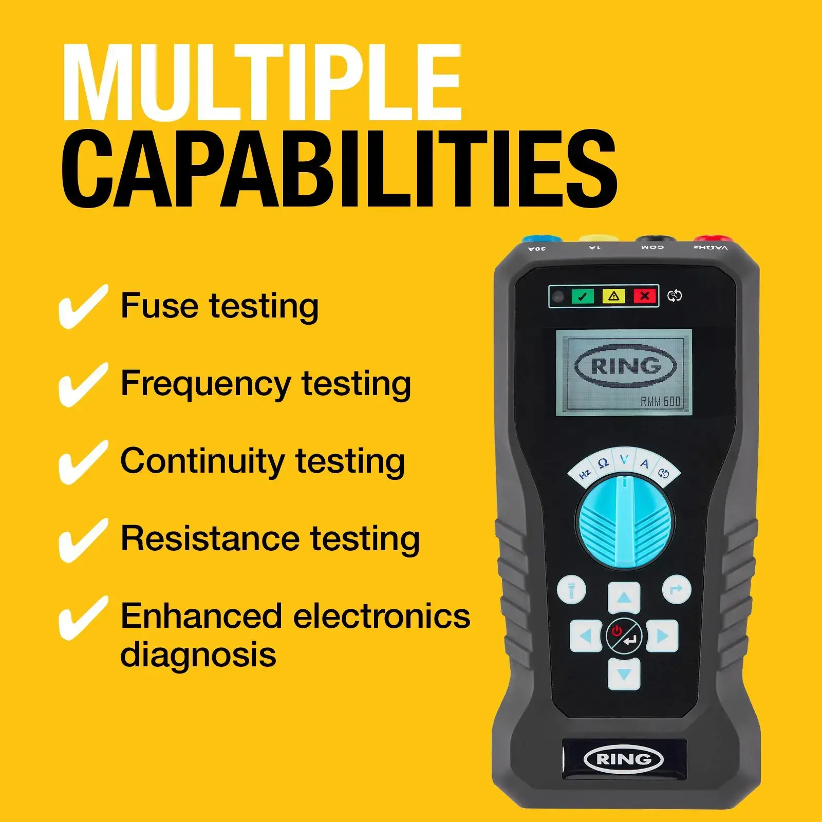 Ring Auto RMM600 Multi-Function Automotive Tester