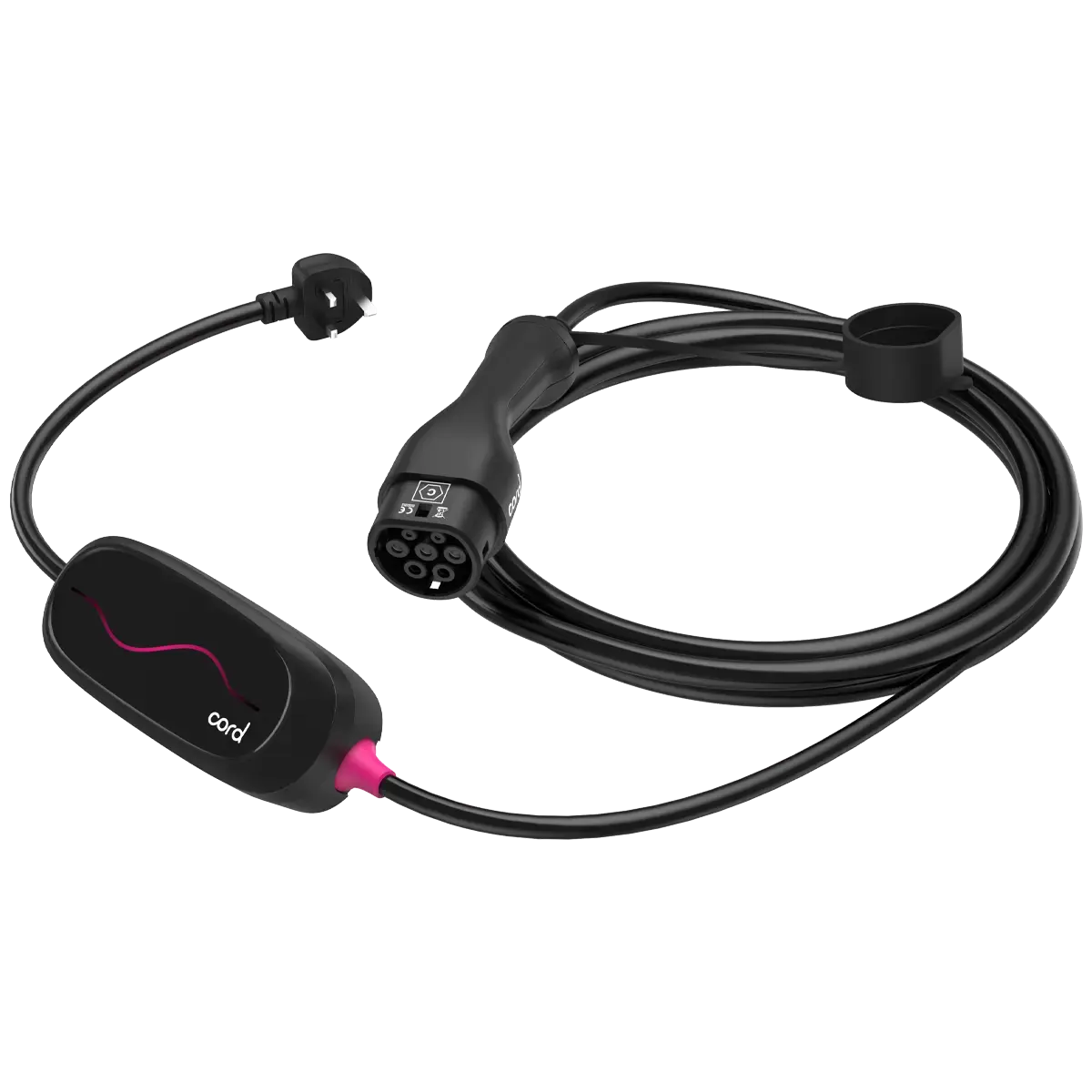 CORD Lite Portable EV Charger – 5m – 230V 10A Max 2.3kW