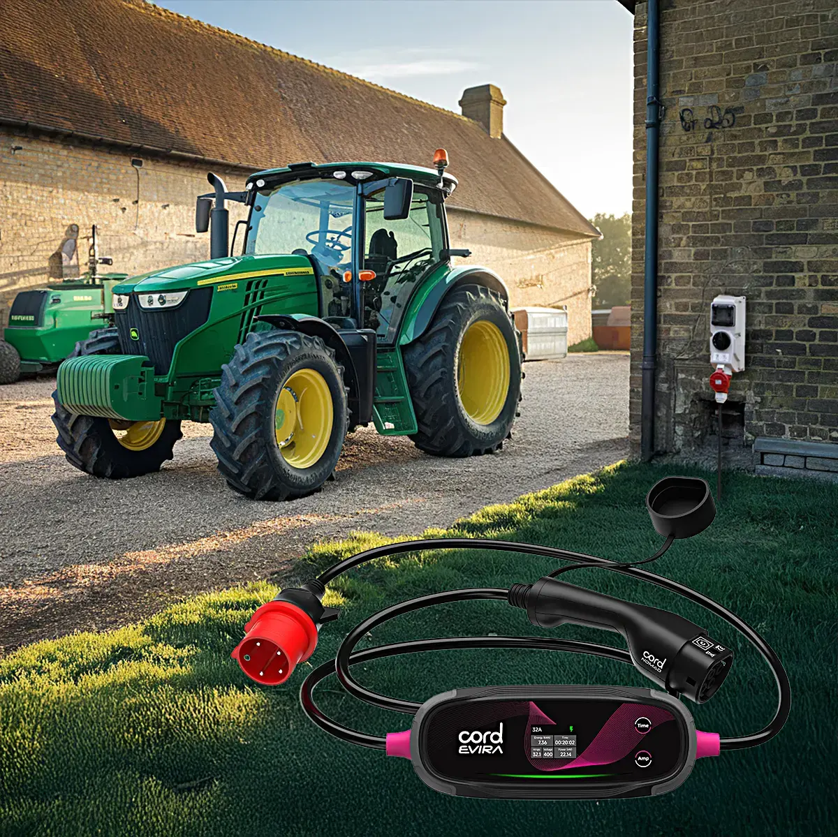 CORD EVIRA Multi-Power Professional Portable Charger – 10m 2.3kW – 22kW CEE/ 3pin Plug