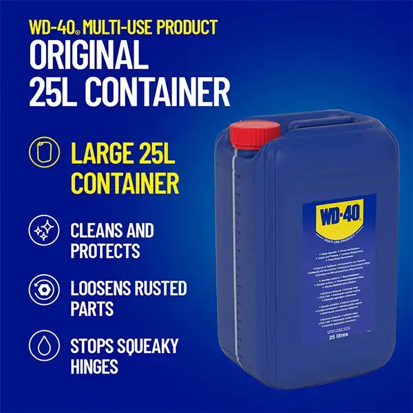 WD-40 Original Multi-Purpose Oil & Lubricant 25Ltr