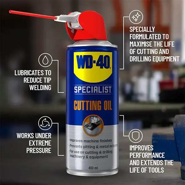 WD-40 Specialist Cutting Oil with Smart Straw 400ml