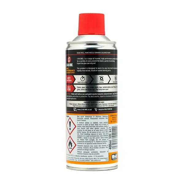 3-IN-ONE High Performance Penetrant Spray 400ml