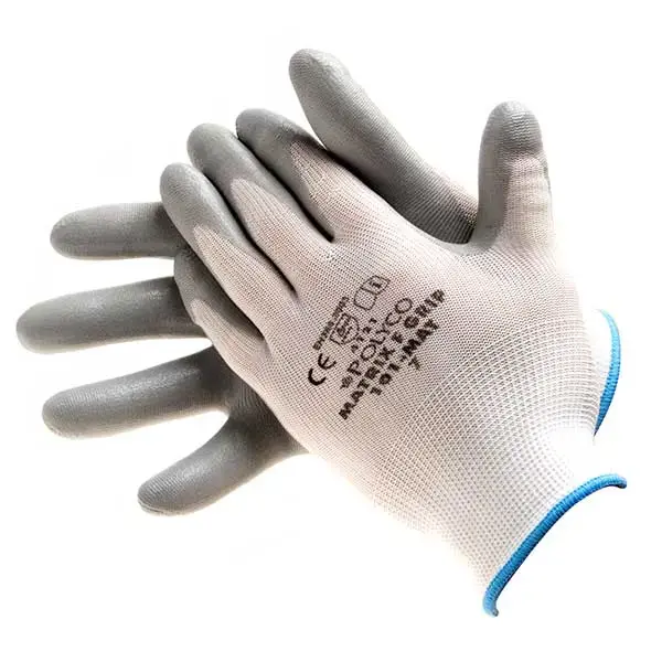 Euro Car Parts Matrix F Grip Palm Coated Gloves Grey - Size 9/Large 1 pair