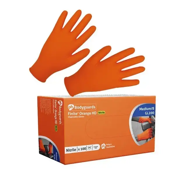 Bodyguard Safedon Finite Orange HD Large Box of 100