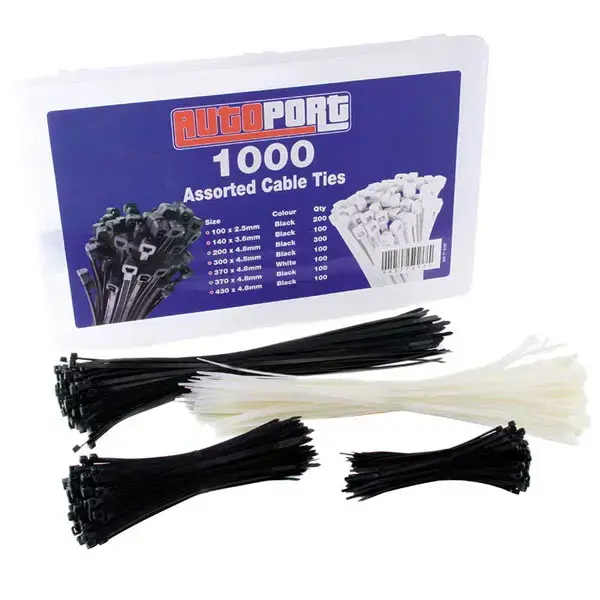 Top Tech 1000 Assorted Cableties