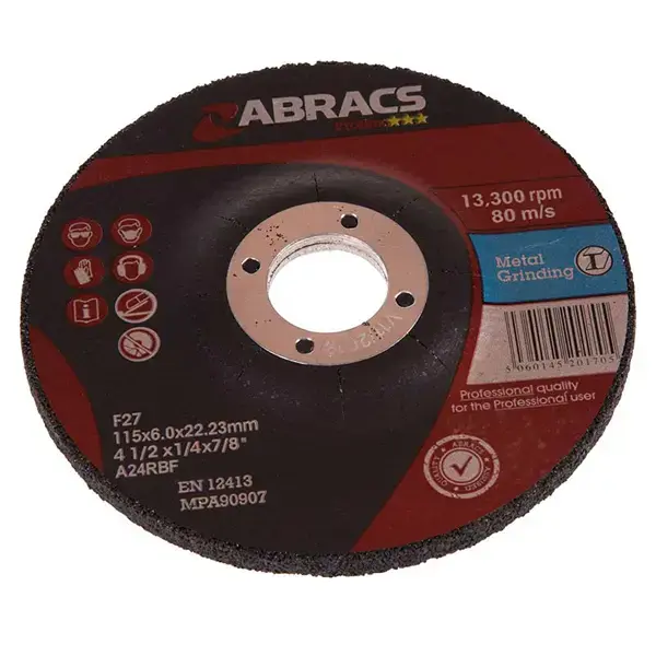 ABRACS Proflex 115mm x 6.0mm x 22mm  (Grinding)