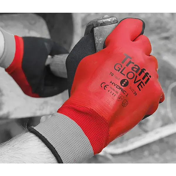 1376 TRAFFIGLOVES CONTOUR GLOVE 1 Pair SIZE 8