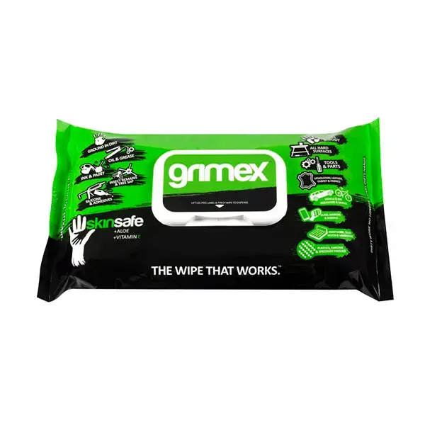 null Grimex Wipes FLAT PACK FLIP LID PACK 100