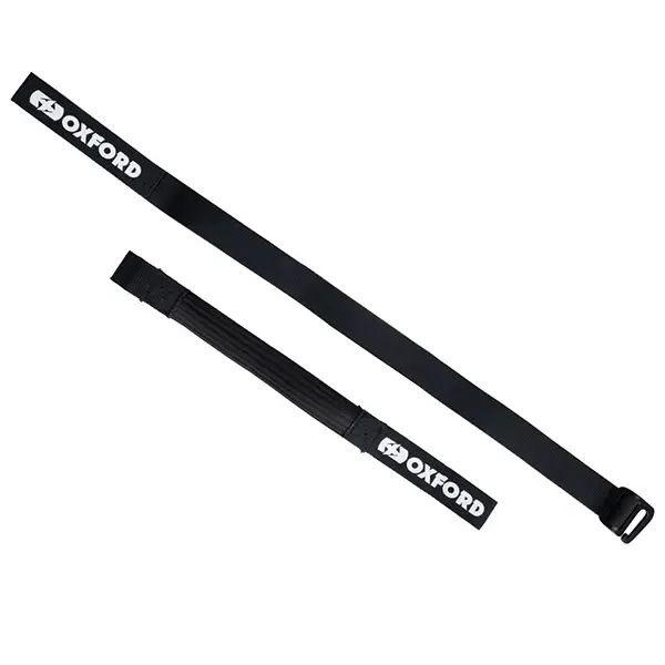 Oxford Atlas G-Hook 26mm x 1.2M Adjustable Self Tensioning Straps Black (Pair)