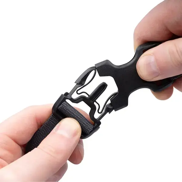 Oxford Atlas B-Clip 26mm x 1.2M Self Tensioning Straps Black (Pair)